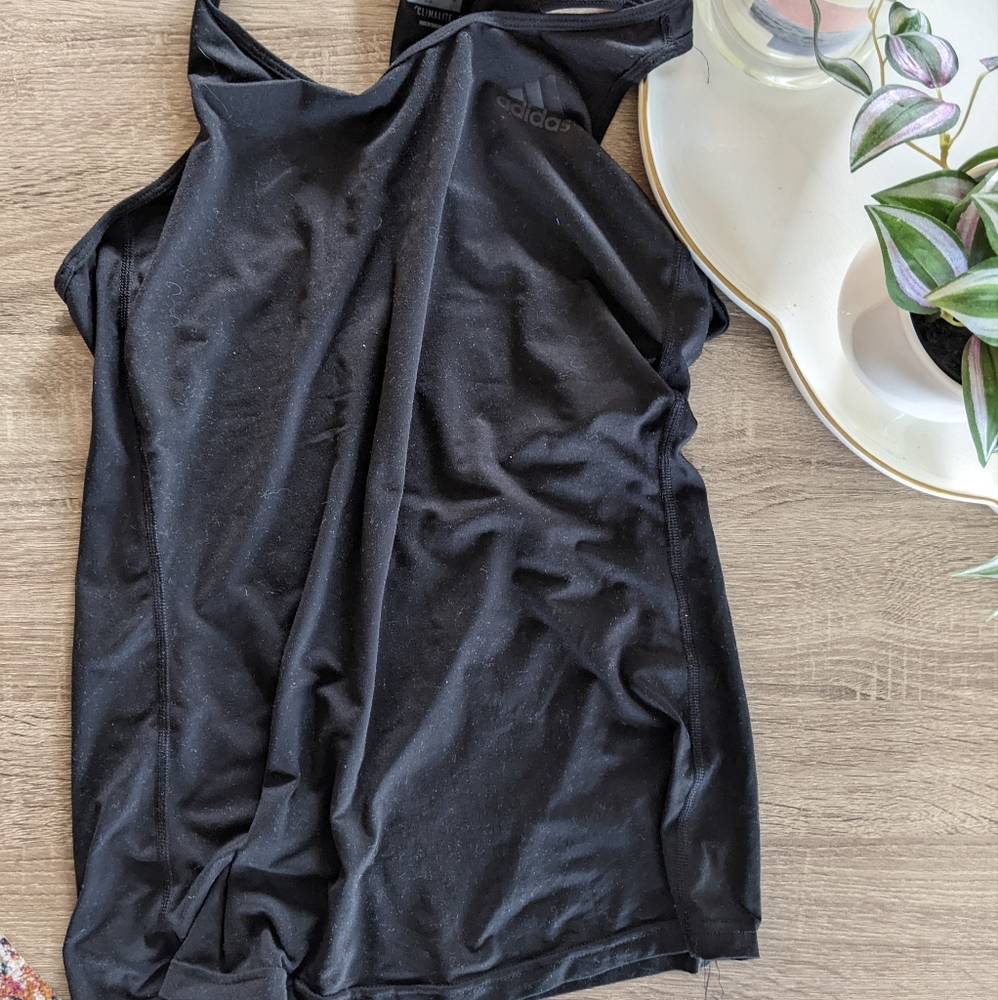 Adidas black tank